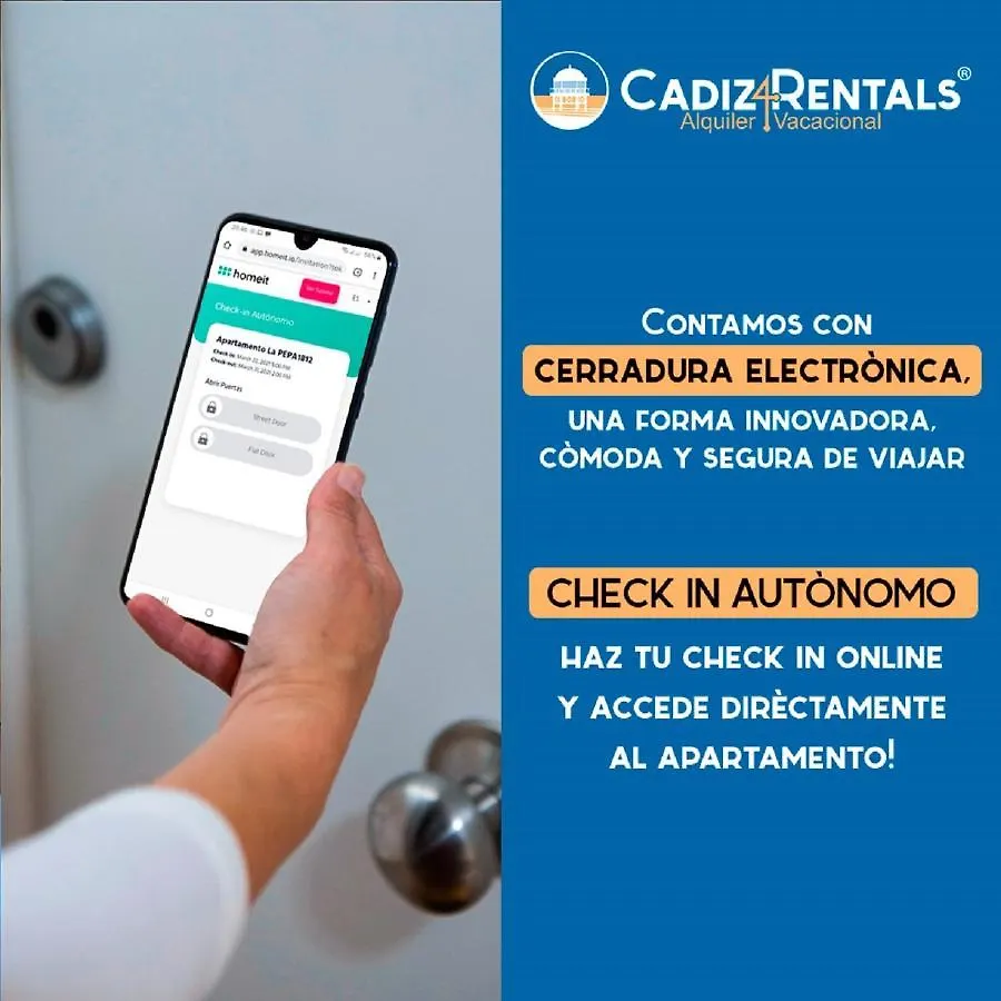 Appartamento Oceano Family Home Free Parking By Cadiz4Rentals